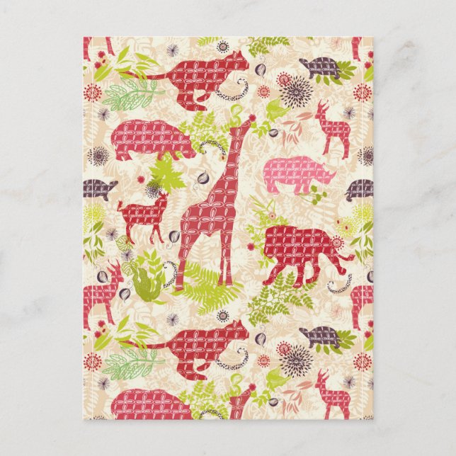 Jungle paradise vykort (Framsida)