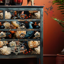 Jungle Parrots Vintage Elegant Victorian Boho