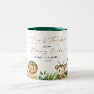 Jungle Party Baby Shower Personlig Party Favoriter Två-Tonad Mugg