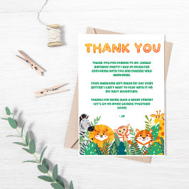 Jungle Pojks tackkort Tack Kort