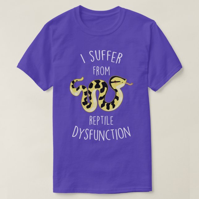 Jungle Python Reptile dyysfunktion T Shirt (Design framsida)