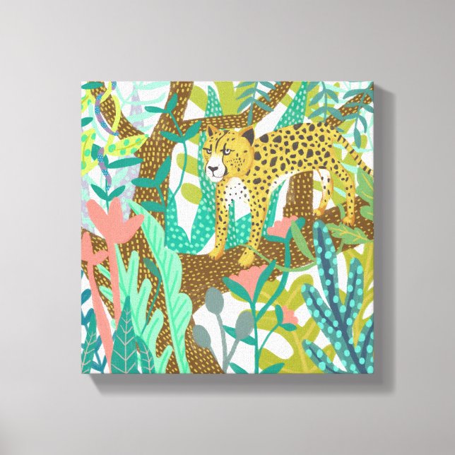 Jungle Roar - Cheetah Canvastryck (Framsida)