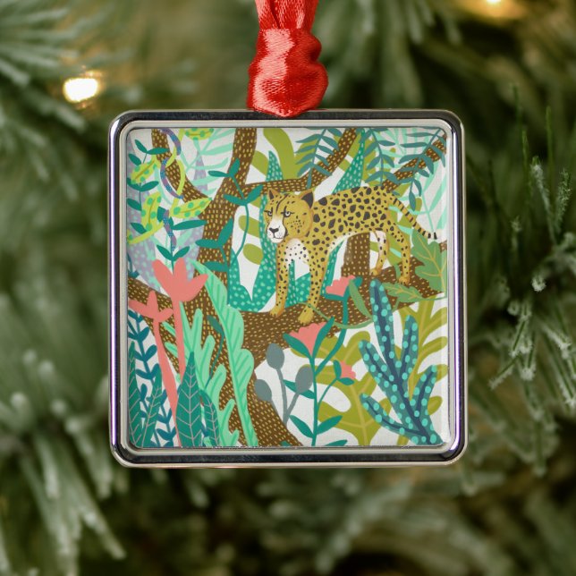 Jungle Roar - Cheetah Julgransprydnad Metall (Träd)