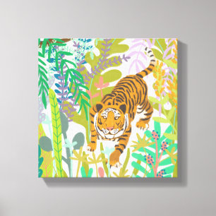 Jungle Roar - Tiger Canvastryck