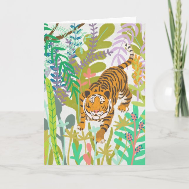 Jungle Roar - Tiger Kort (Framsida)