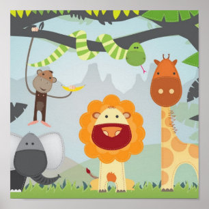 Jungle Roligt Poster