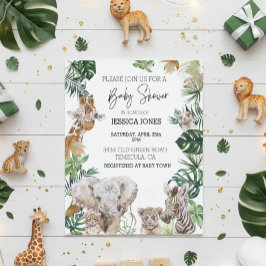 Jungle Safari African baby djur Tropical Budget