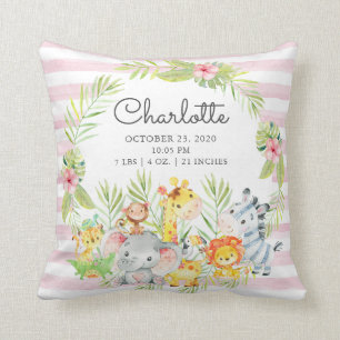 Jungle Safari Animals Girls Birgand Stats Kudde