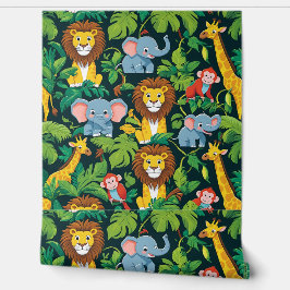 Jungle Safari Animals Kids'Peel and Stick