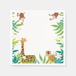 Jungle Safari Animals Party Napkins Pappersservett