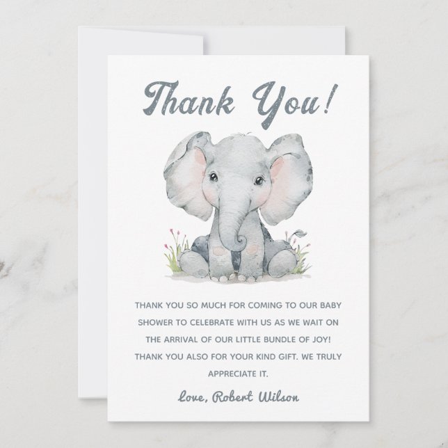 Jungle Safari Baby-dusch för Boy Inbjudningar (Framsida)