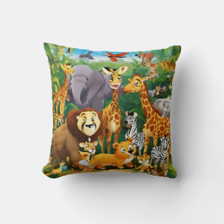 Jungle Safari Baby Pillow Kudde