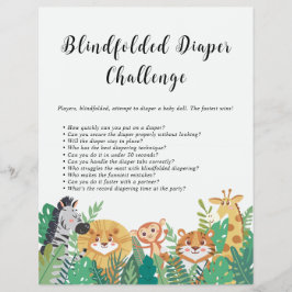 Jungle Safari Baby Shower Games Reklamblad