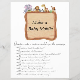 Jungle Safari Baby Shower Games Reklamblad