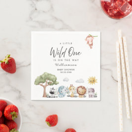 Jungle Safari Baby Shower Pappersservett