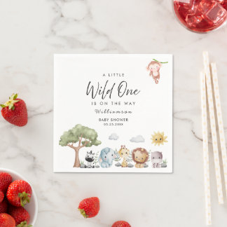 Jungle Safari Baby Shower Pappersservett