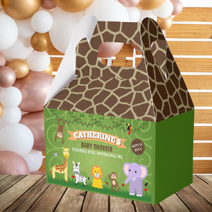 Jungle Safari Baby Shower Presentaskar