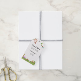 Jungle Safari Baby Shower Presentetikett