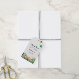 Jungle Safari Baby Shower Presentetikett