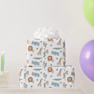 Jungle Safari Baby Shower Presentpapper