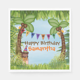 Jungle Safari Birthday Pappersservett