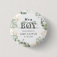 Jungle Safari Botanical Boy Shower