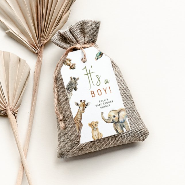 Jungle Safari Det är en pojkvän-Tack Presentetikett (Skapare uppladdad)