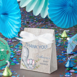 Jungle Safari Elephant Baby Shower Tack Presentaskar