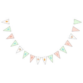 Jungle Safari Gender Reveal Party bunting banner Vimplar