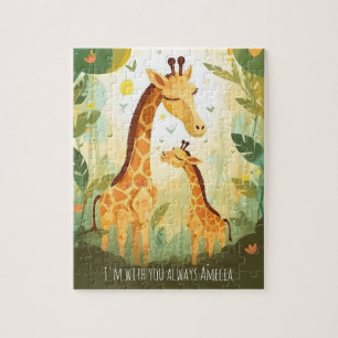 Jungle Safari Giraffe Pussel
