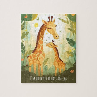 Jungle Safari Giraffe Pussel
