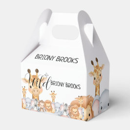 Jungle Safari "It's About To Get Wild" Baby Shower Presentaskar