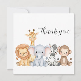 Jungle Safari "It's About To Get Wild" Baby Shower Tack Kort