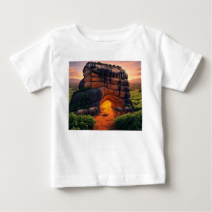 Jungle Safari Magic - Elephant & Cave Kids Tee