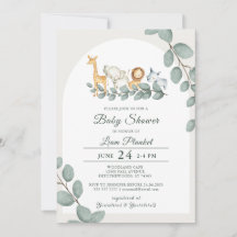 Jungle Safari Vild Baby Shower