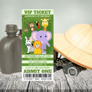 Jungle Safari VIP Biljett Barns födelsedag