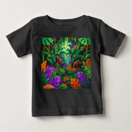 Jungle Scene för exotiska djur T Shirt