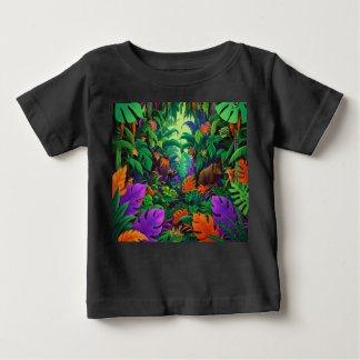 Jungle Scene för exotiska djur T Shirt