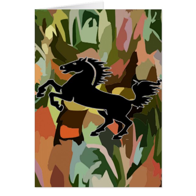 Jungle Scrabble Hälsningskort (Framsidan)