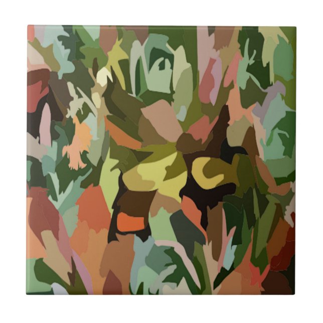 Jungle Scrabble Kakelplatta (Framsidan)