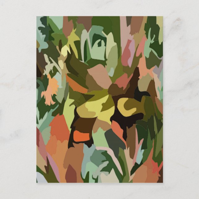 Jungle Scrabble Vykort (Framsida)