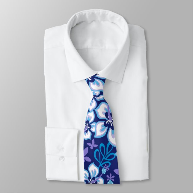 JUNGLE SURFA (BLUE COMBO) NECK TIE SLIPS (Bunden)