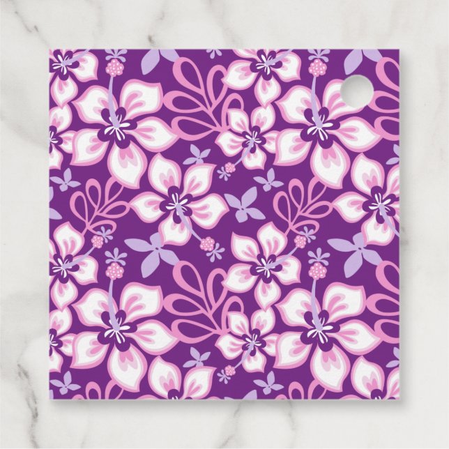 JUNGLE SURFA (LILA COMBO) GÅVOR ETIKETTER (Baksida)