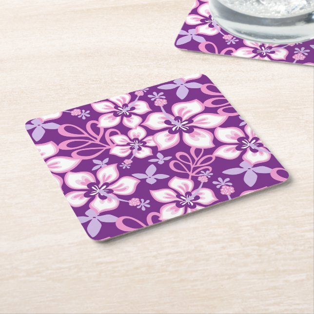 JUNGLE SURFA (LILA COMBO) UNDERLÄGG PAPPER KVADRAT (Vinklad)