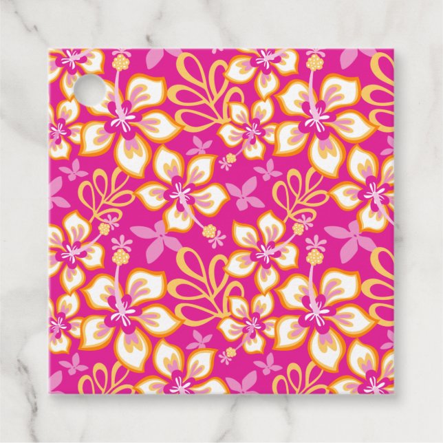 JUNGLE SURFA (SHOCK ROSA COMBO) GÅVOR ETIKETTER (Framsida)