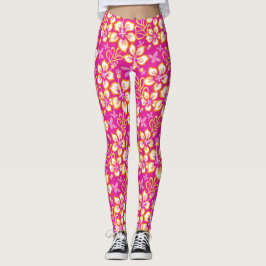 JUNGLE SURFA (SHOCK ROSA COMBO) LEGGINGS