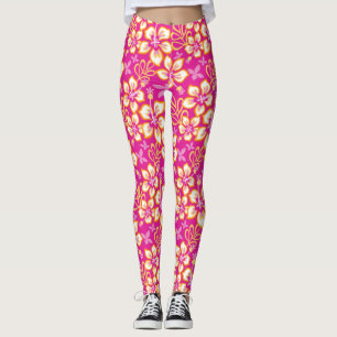 JUNGLE SURFA (SHOCK ROSA COMBO) LEGGINGS