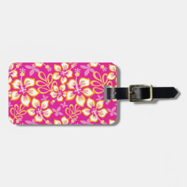 JUNGLE SURFA (SHOCK ROSA COMBO) LUGGAGE TAG BAGAGEBRICKA