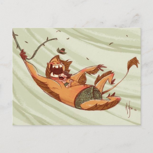 Jungle Swing Vykort (Framsida)