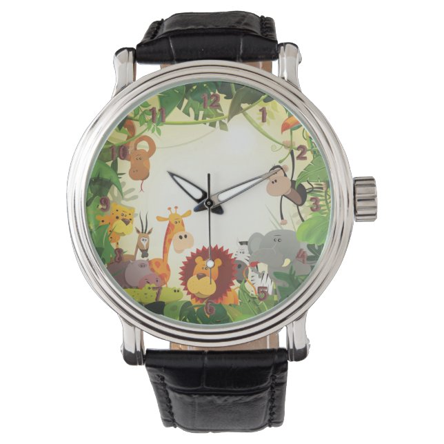 Jungle Thmet Armbandsur (Framsida)